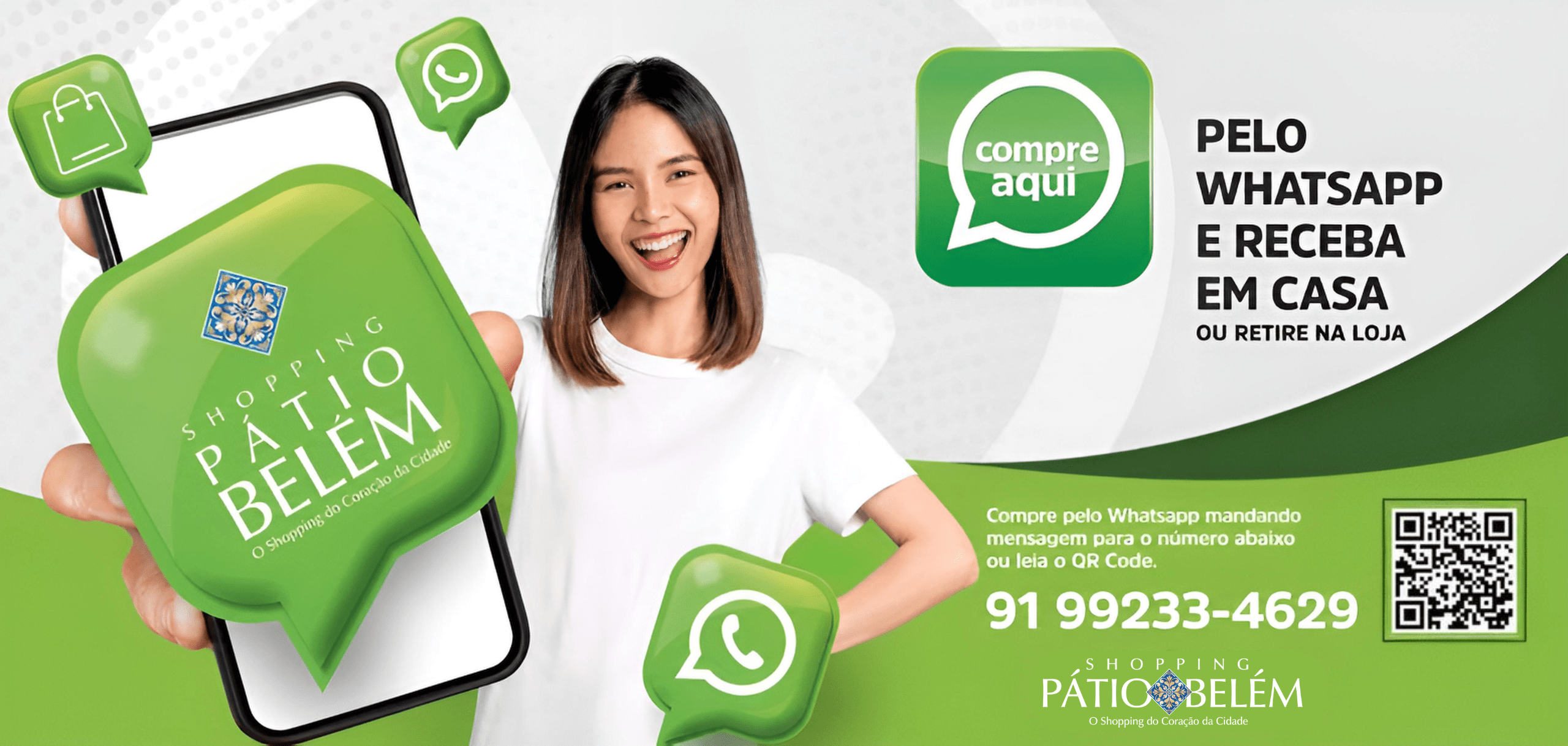 Banner no Shopping Pátio Belém