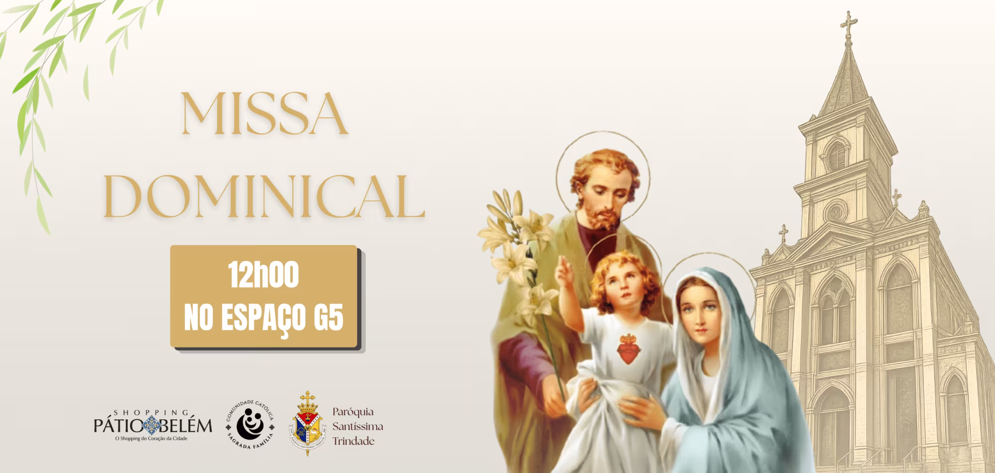 Banner no Shopping Pátio Belém