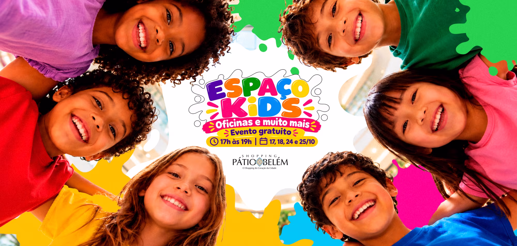 Banner no Shopping Pátio Belém