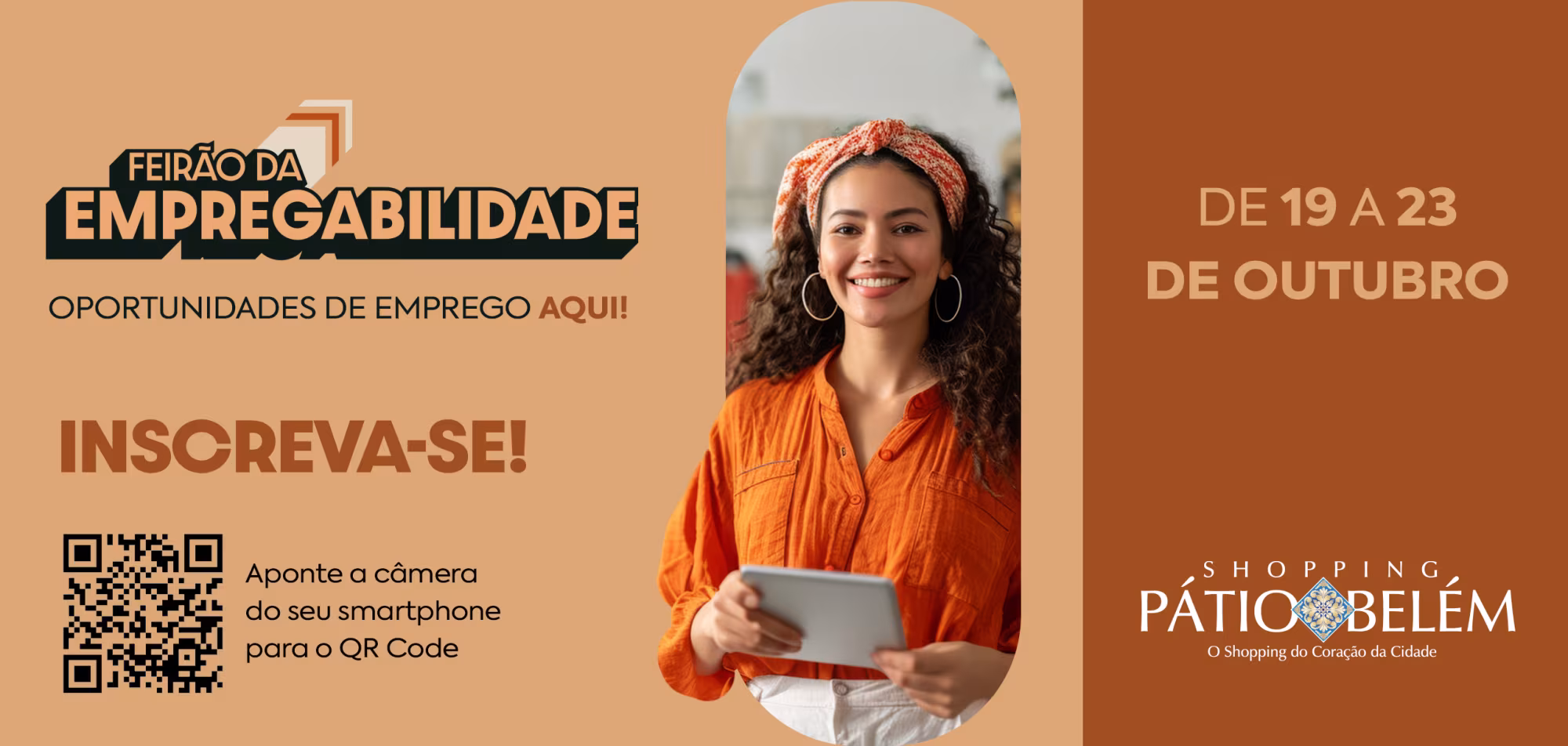 Banner no Shopping Pátio Belém