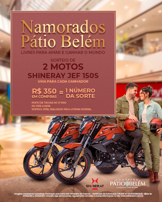 Namorados Pátio Belém no Shopping Pátio Belém