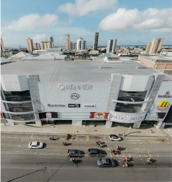 Localização no Shopping Pátio Belém