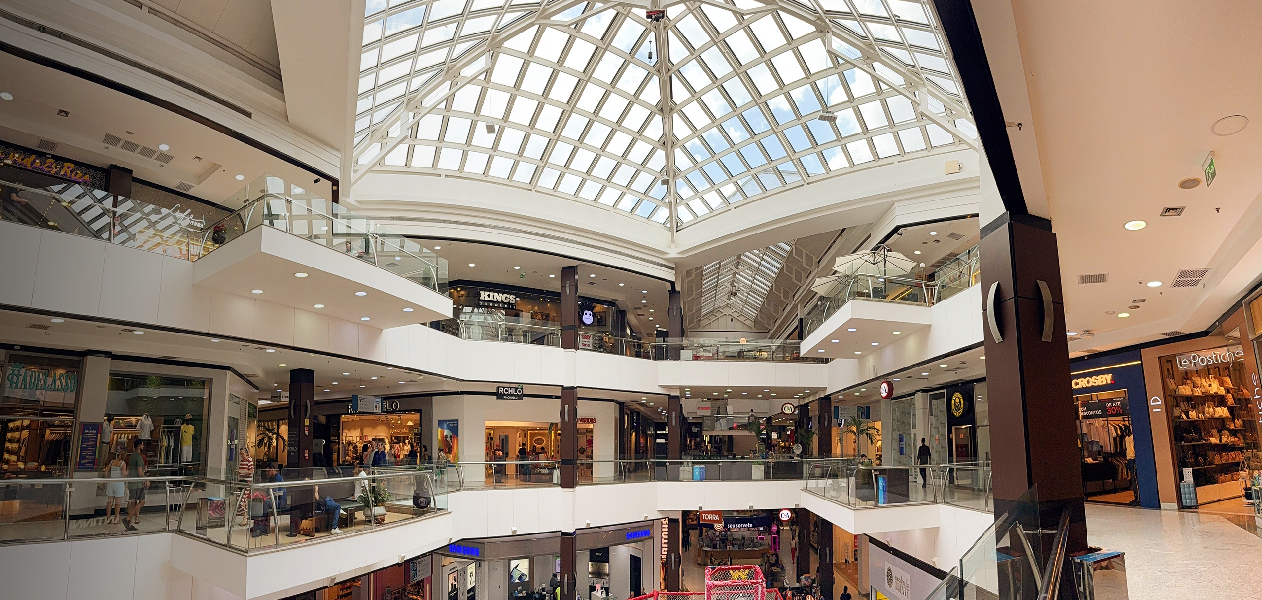 Banner no Shopping Pátio Belém